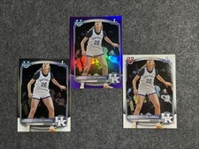 (3) 2025-26 Bowman KAELYN CARROLL LOT (RC): Purple /250, Chrome & Base
