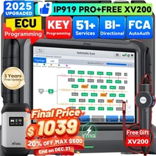 XTOOL IP919 PRO +XV200 Endoscope ECU Key Programmer Auto Scanner Diagnostic Tool