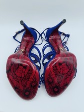 Cesare Paciotti Serpent Snake Dagger Blade Strappy Heels  Size EU 41 NIB