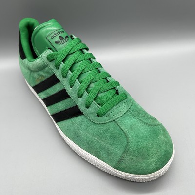 Adidas Originals Gazelle Fairway 2010 grün schwarz G13259 Herren Uk 10,5 Terrassen