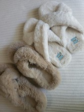 TOMS Natural Faux Fur Slipper Size 8 Ivory White  2nd Pair Off Brand For Free
