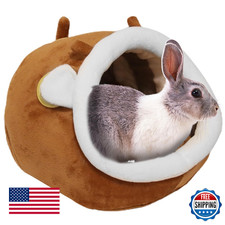 EAEDMY Guinea Pig Bed House Hideout for Rat Bearded Dragon Hedgehog Ferret