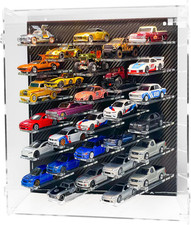 Display Case Compatible with Hot Wheels  Matchbox Cars,1/64 Scale Diecast Car S