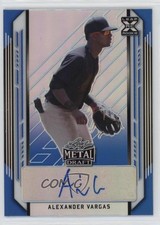 2021 Leaf Metal Draft Blue Rainbow 31/35 Alexander Vargas #BA-AV1 Auto 2o0