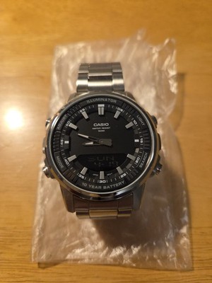 Casio AMW-880D-1A Men's Analogue Metal Wrist Watch