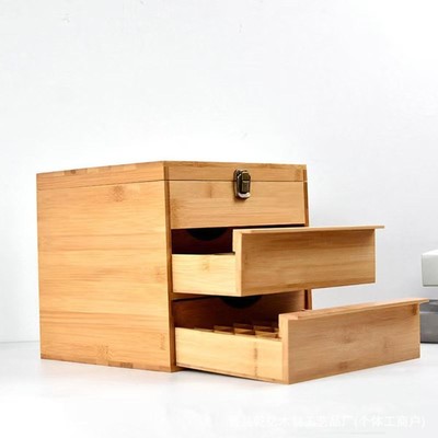 Aufbewahrung für ätherische Öle Tragetasche für ätherische Öle Holz Nagellack Regal