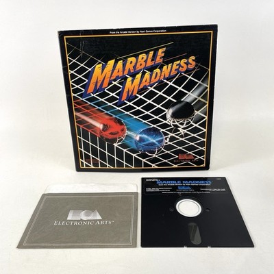 Marble Madness (Commodore 64/128 C64, EA) In Big Box Missing Manual