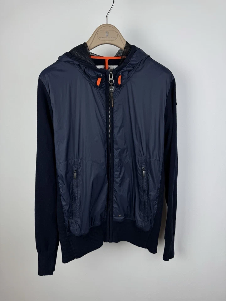 Men’s Parajumpers Johnson Jacket Hoodie Medium On Perfect Condition Navy Blue M - Image 2 of 4