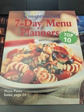 Weight Watchers 7-Day Menu Planners Top 10 by Weight Watchers VERY GOOD