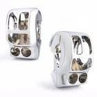 Chrome Aluminum Switch Housing Kit for 14~ Harley Touring Models OEM 71500185 ε