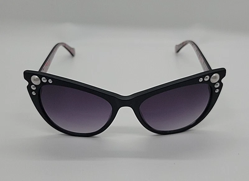 Betsey Johnson Cat Eye Sunglasses for Women Black for sale  display picture 1