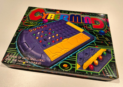 Vintage CYBER MIND Two Player Mastermind Board Game - RARE - COMPLETE