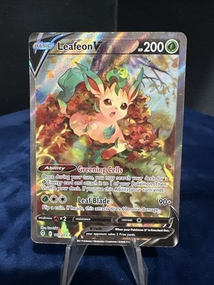 Leafeon V (Alternate Full Art) 167/203 SWSH07: Evolving Skies Holo