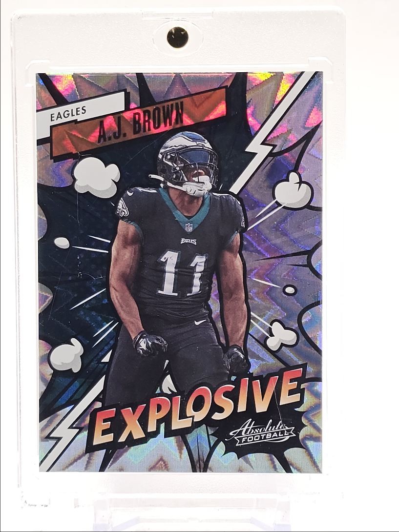 A.J. BROWN 2023 ABSOLUTE EXPLOSIVE FOOTBALL SP EAGLES Q3520