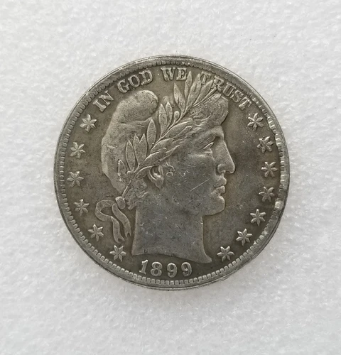 Nice 1899-S Barber Half Dollar 50c High Grade A++++