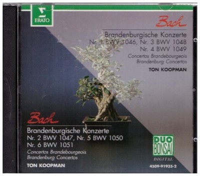 Bach - Die 6 Brandenburgischen Konzerte / Ton Koopman - CD