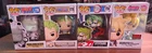 Anime Funko Pops- Demon Slayer, Naruto, One Piece & Boruto- Lot of 4