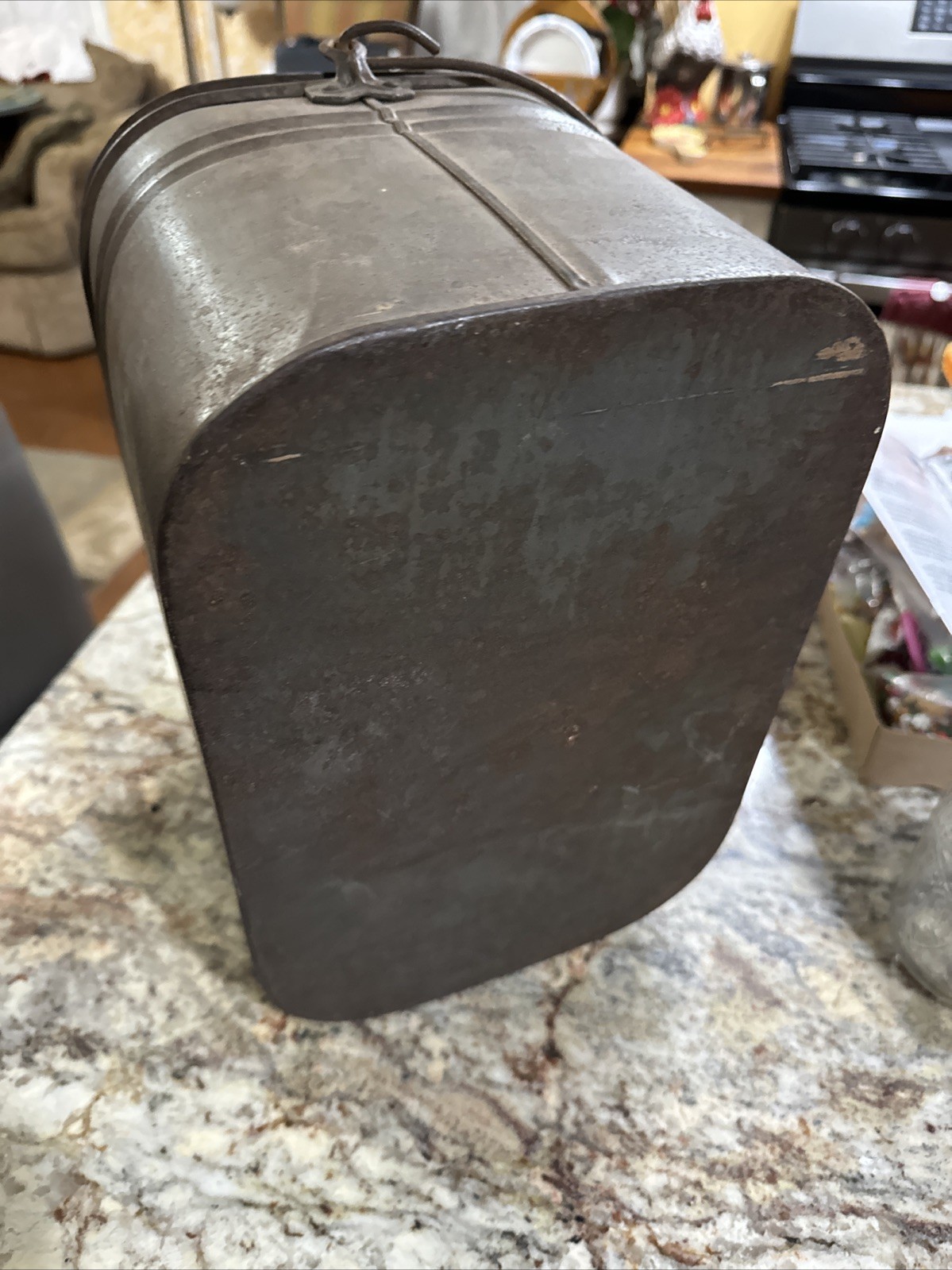 Vtg Miners Supply Metal Box / Lunchbox Ashland Pa. Owner James Boyle