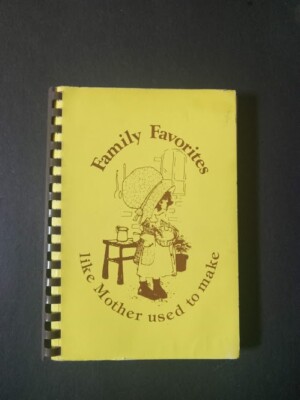 Family Favorites like Mother used to make Vintage Cookbook  Recipes