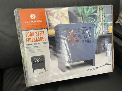 BRANDNEU La Hacienda Fora Stahl Feuerkorb