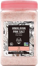 Himalayan Pink Salt, Fine Grain, 80Oz (5 Pound), Non-Gmo Himalayan Salt, Kosh...