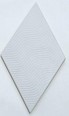 Diamond shaped 6'' x 10'' Porcelain Patterned Wall & Floor Tile