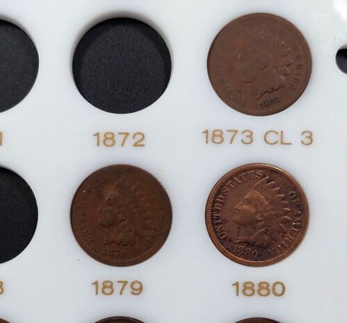 Vintage Capital Plastics Flying Eagle/Indian Head Cents holder with 30 coins! - Picture 3 of 9