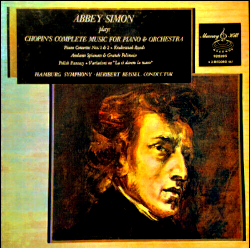 ABBEY SIMON Plays CHOPIN'S COMPLETE MUSIC FOR PIANO & ORCHESTRA-1978 3LP BOX - Picture 1 of 2