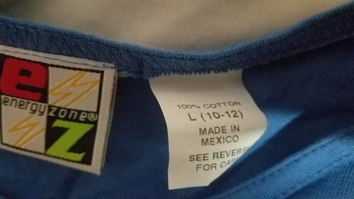 NWT Energy Zone Youth Size L (10-12) Tank Top Shirt Street Skate 100% Cotton - Picture 4 of 5