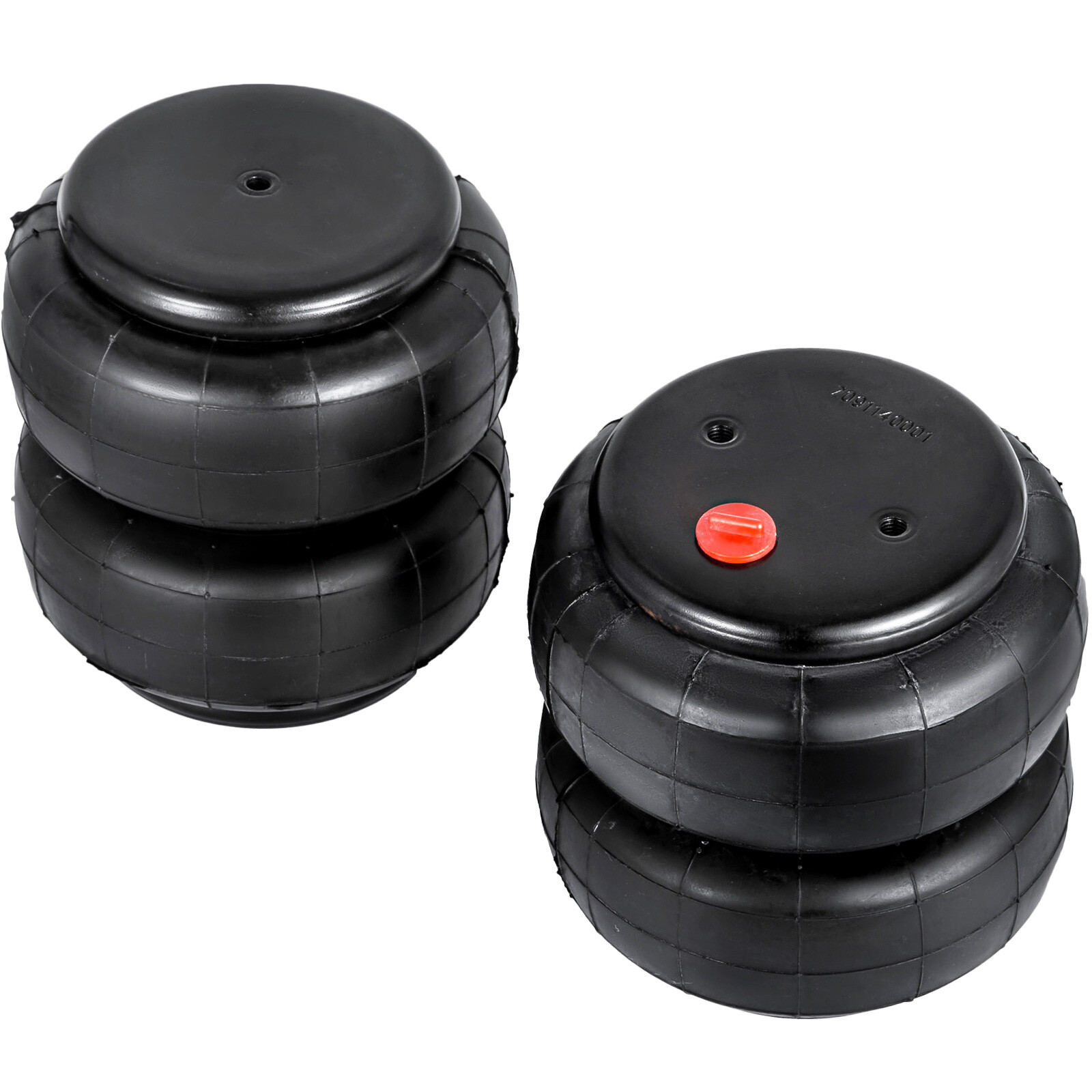 2 Air Lift Dominator D2600 Air Bags Single Port 1/2"npt Air Springs