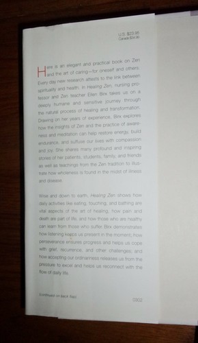HEALING ZEN-Awakening to a Life of Wholeness & Compassion-BIRX-1st SUPERB hc dj! - Picture 5 of 8
