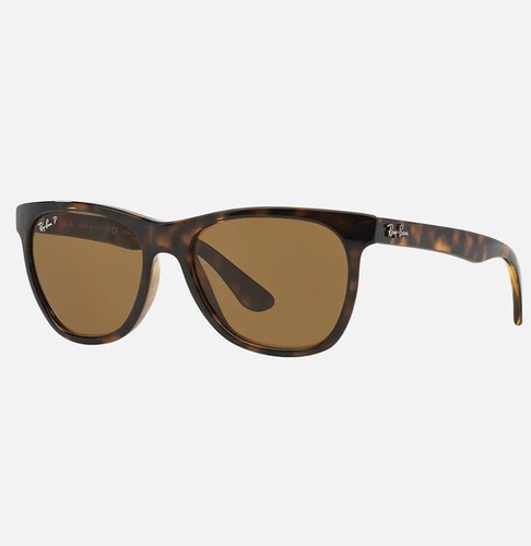 Ray-Ban New RB4184 Polished Havana Tortoise Polarized 45.6 mm Sunglasses - Picture 2 of 5