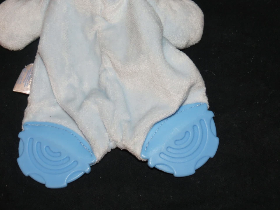 Manta de seguridad Garanimals Wal-Mart azul cachorro perro 10" mordedor Lovey juguete Foto 4 de 4