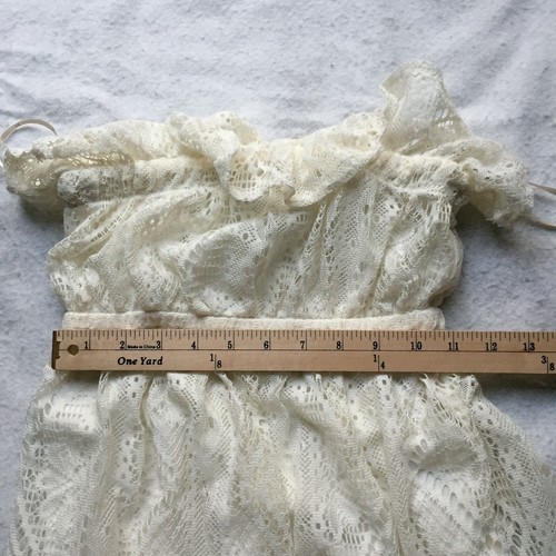Forever 21 Floor Length Tube Lace Dress New w/ Tags, Women's S/P (White) - Picture 4 of 6