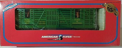 NIB American Flyer S Gauge Stable of Champions Horse Car 6-49010 Flyer Farms