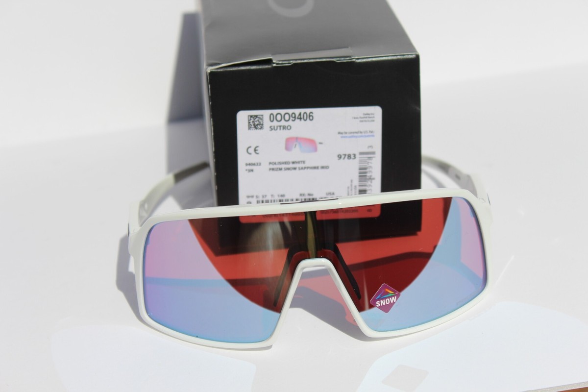 OAKLEY Sutro Sunglasses Polished White/Prizm Snow Sapphire Iridium