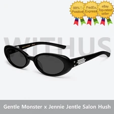 Gentle Monster x Jennie Jentle Salon Hush 01 Black / 100% Authentic - Tracking_