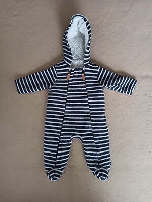 Junior J Jasper Conran Baby Bodysuit Footed One-Piece Snowsuit 0-3