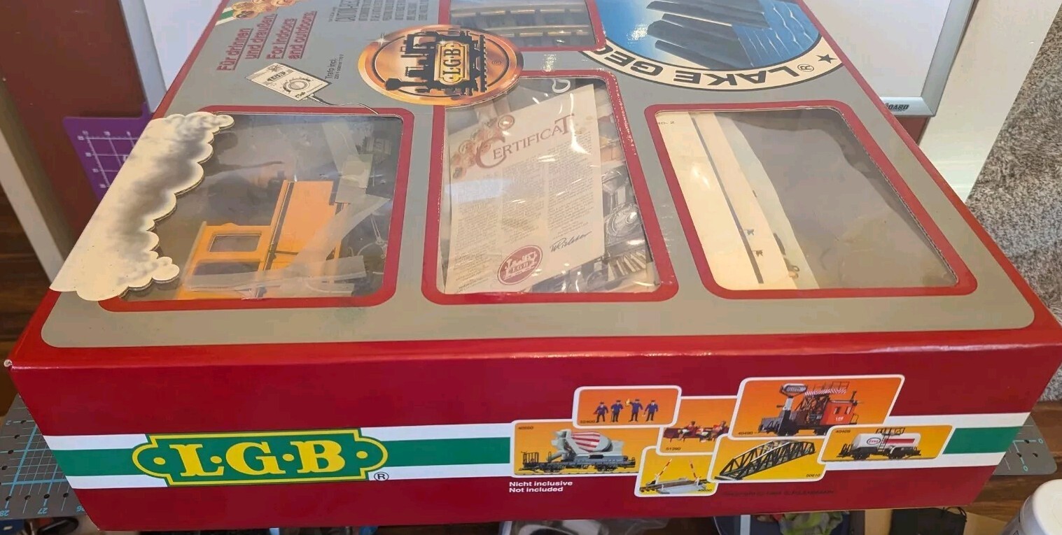 LGB Lehman 72312 Lake & Boulder Passenger Set w/ Steam Engine G