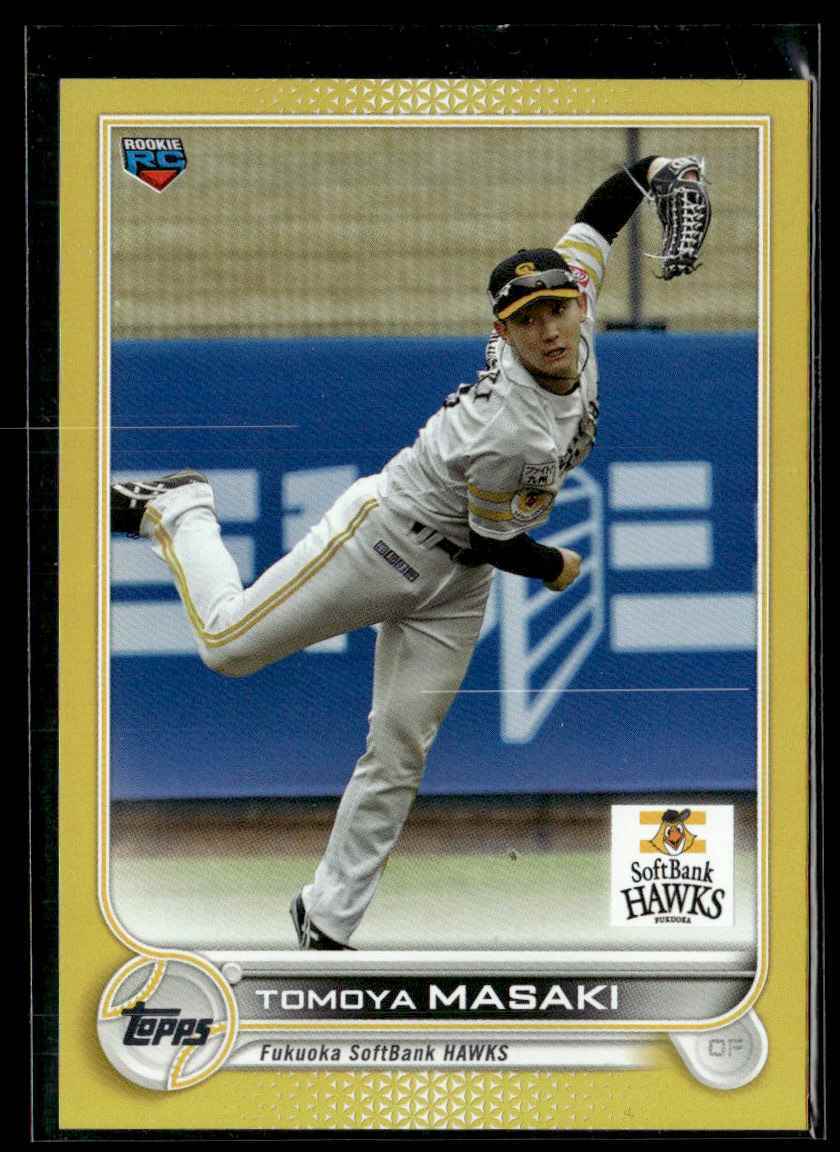 2022 Topps Konami NPB (Japan) Tomoya Masaki Rookie Soft Bank
