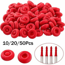 10/20/50pcs Latex Caulk Cap Re-Sealable Caulking Saving Nozzle Caps Tips Covers