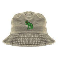 Tyrannosaurus dinosaur embroidered bucket hat, dinosaur bucket hat