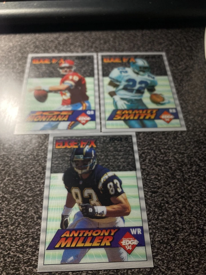 1994 COLLECTOR'S EDGE FOOTBALL BOSS SQUAD, ROOKIES, EDGE FX, CHECKLIST CARDS - Image 3 of 4