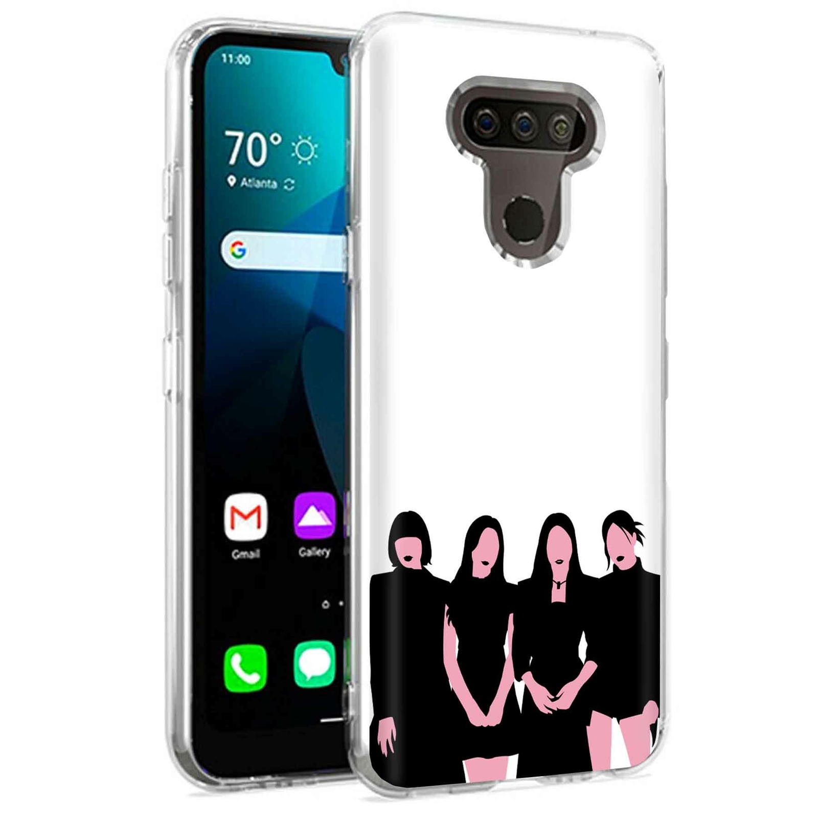 Phone Case for LG Harmony 4,Premier Pro Plus,K41, KPOP Blackpink 2 Print
