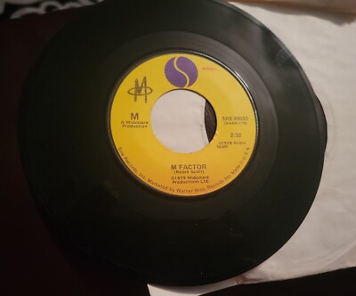M Pop Muzik / M Factor 45 1978 Sire excellent