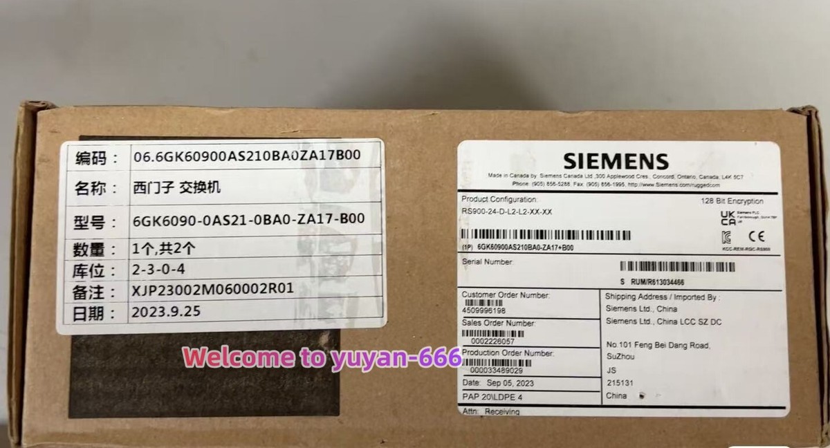 1pc NEW RS900-24-D-L2-L2-XX-XX 6GK6090-0AS21-0BA0-ZA17-B00 By DHL