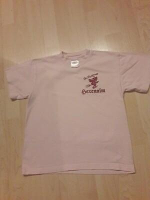 Hell-rosa Stedman Comfort T-Shirt * Gr. Junior S * Logo Hexenalm 