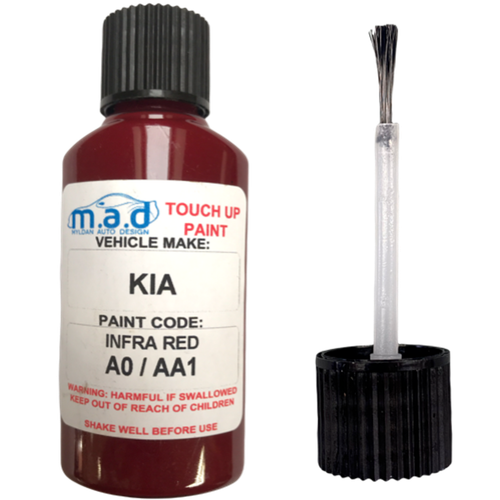 KIA INFRA RED II A0 AA1 PAINT TOUCH UP KIT BOTTLE REPAIR PAINT SPORTAGE