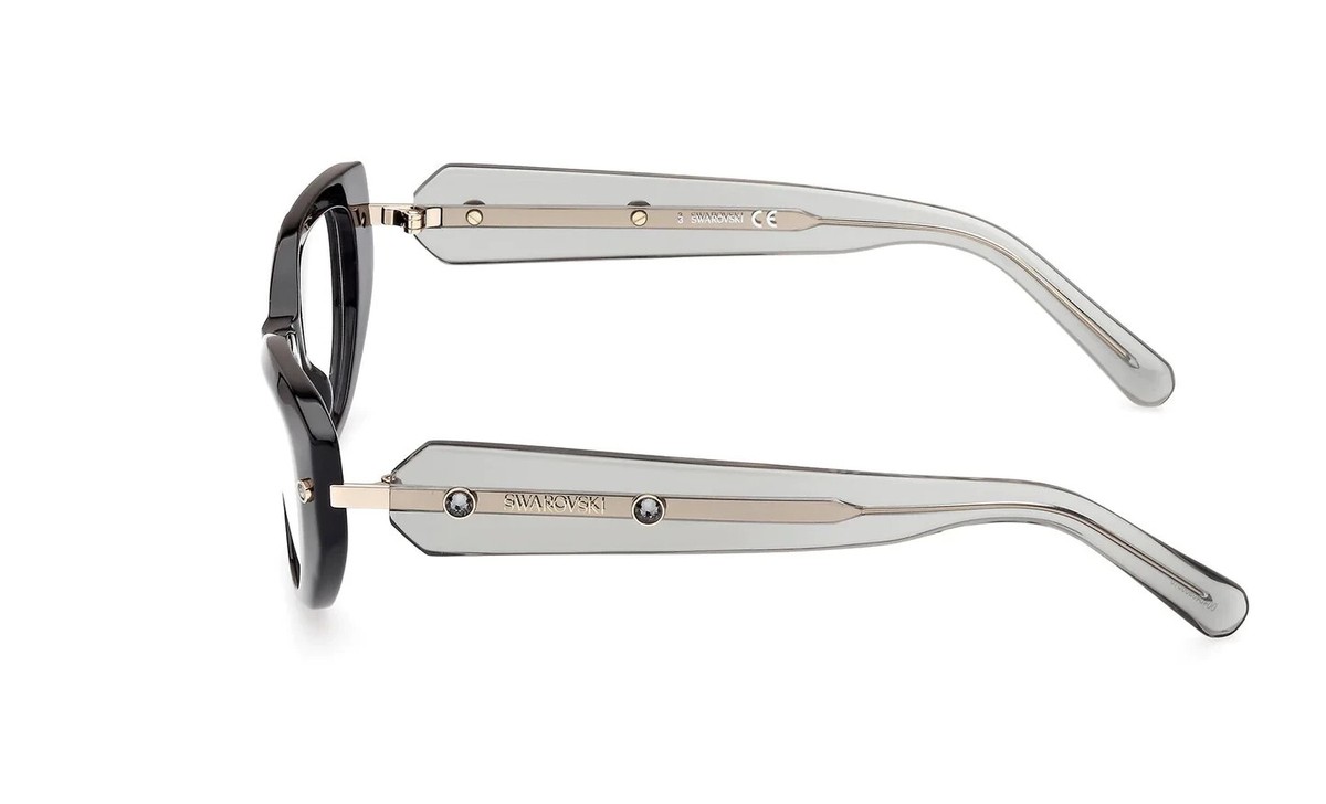 Swarovski SK5476 001 Black Cat Eye Plastic Optical 