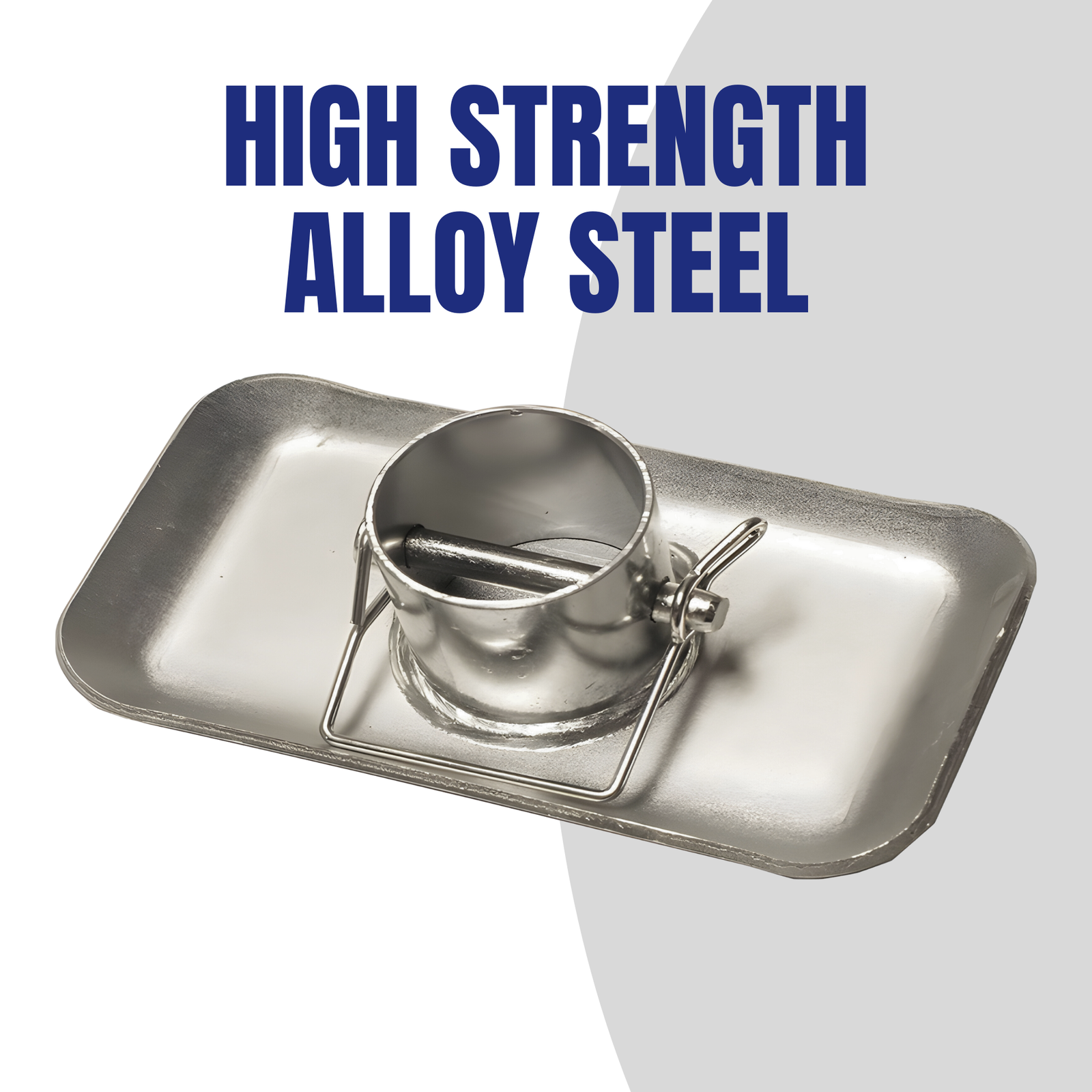 Trailer Jack Foot Plate 5000lbs With Pin Base for AFrame Boat RV